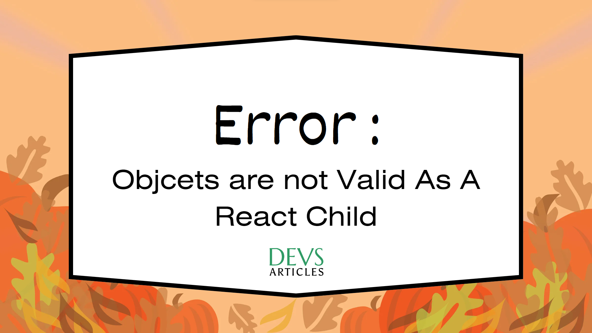 object are not valid as a react child