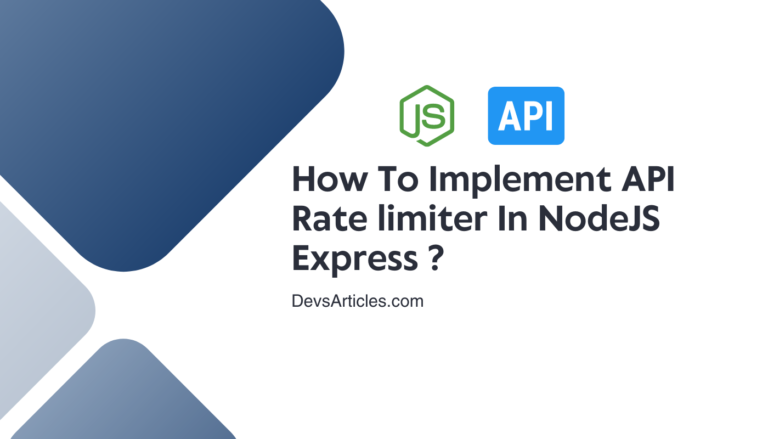 How to Implement API Rate Limiting in a NodeJS Express Application