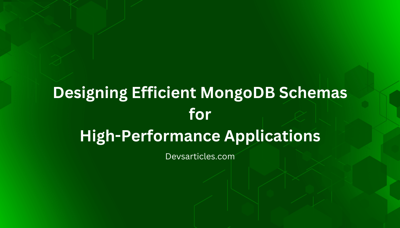 mongoDB Schema For High Performance