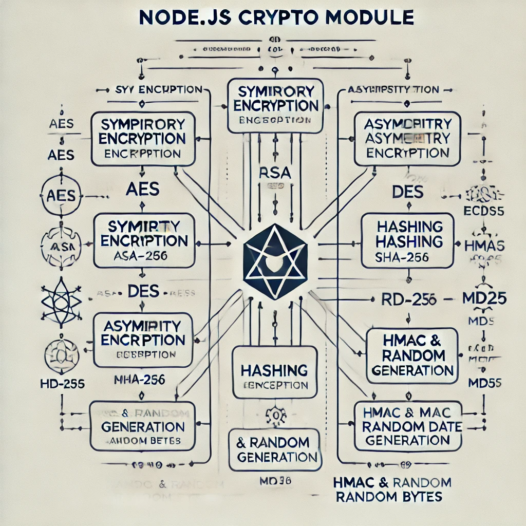 NodeJS Crypto Encryption Decryption